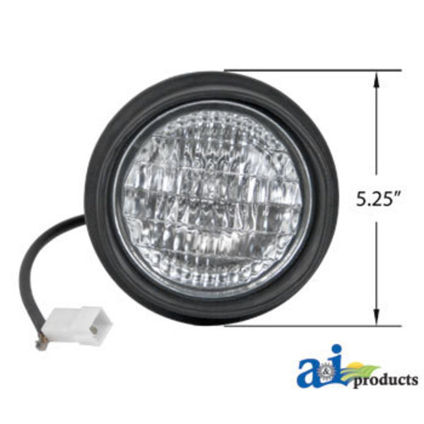 A & I Products Headlamp Assembly (12 Volt) 5.2" x5.4" x6.4" A-L810H12V